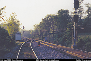 C&O Railway signal: East LaGrange (EAS)